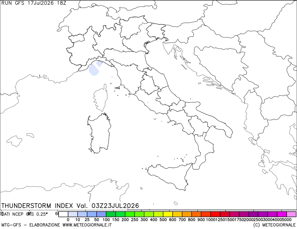 mappa Indice Temporali (TSI)