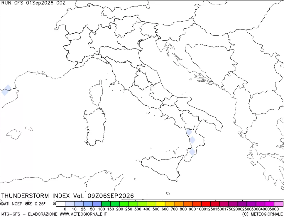 mappa Indice Temporali (TSI)