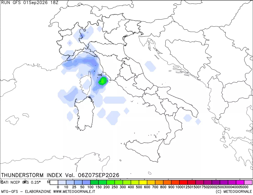 mappa Indice Temporali (TSI)