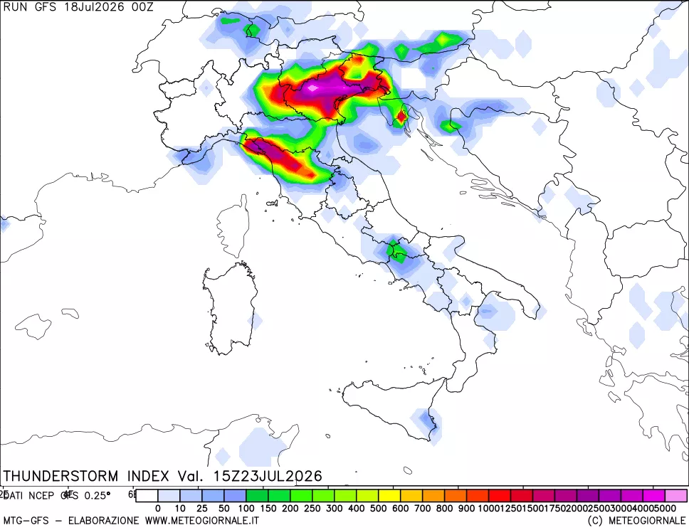 mappa Indice Temporali (TSI)
