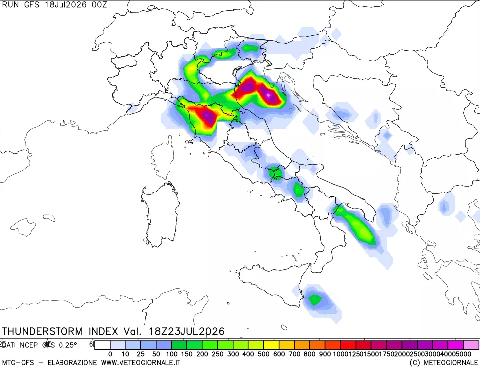 mappa Indice Temporali (TSI)