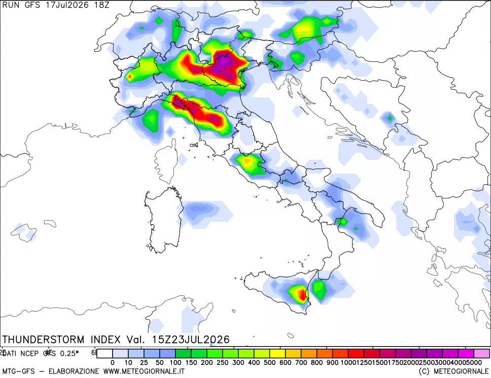 mappa Indice Temporali (TSI)