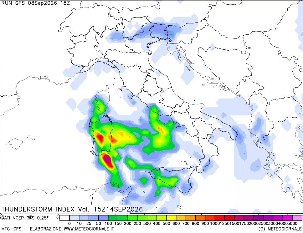 mappa Indice Temporali (TSI)