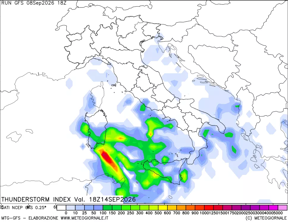 mappa Indice Temporali (TSI)