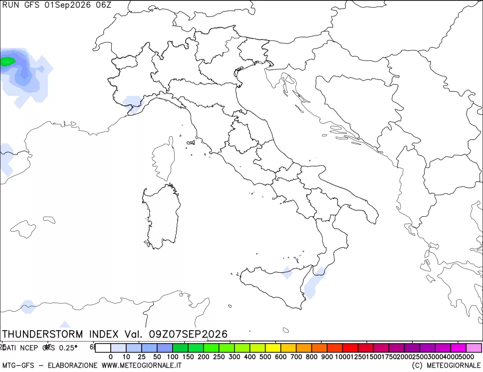 mappa Indice Temporali (TSI)