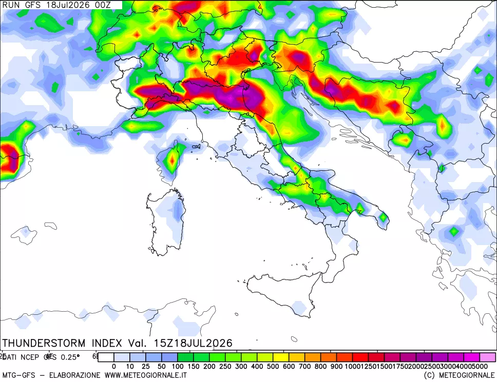 mappa Indice Temporali (TSI)