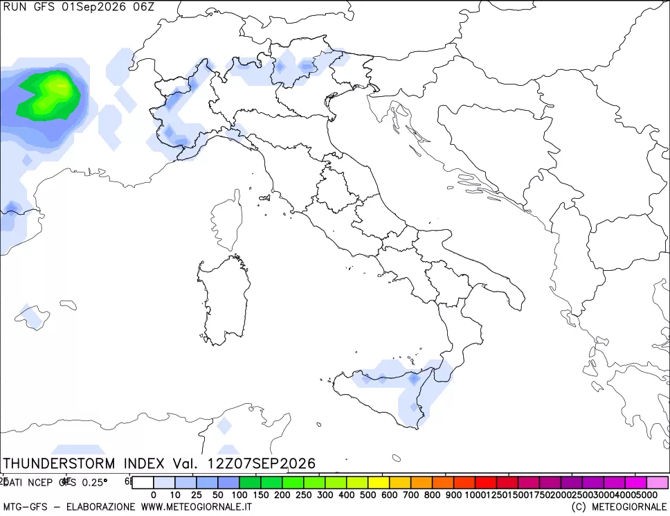 mappa Indice Temporali (TSI)
