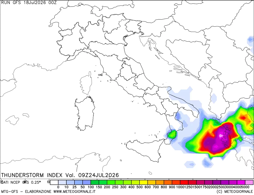 mappa Indice Temporali (TSI)