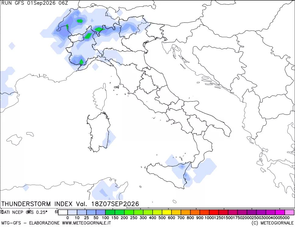 mappa Indice Temporali (TSI)