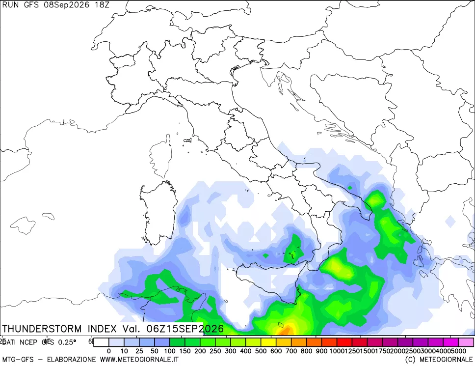 mappa Indice Temporali (TSI)