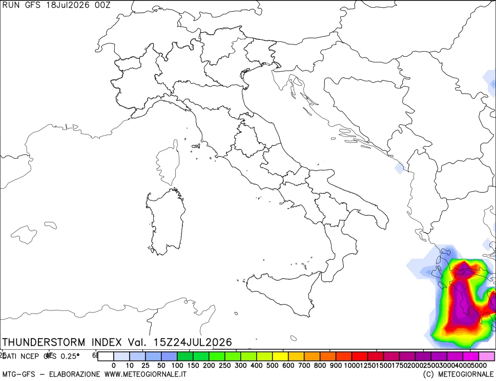 mappa Indice Temporali (TSI)