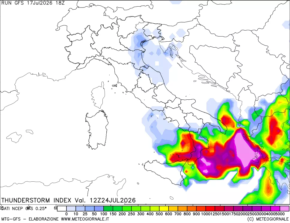 mappa Indice Temporali (TSI)