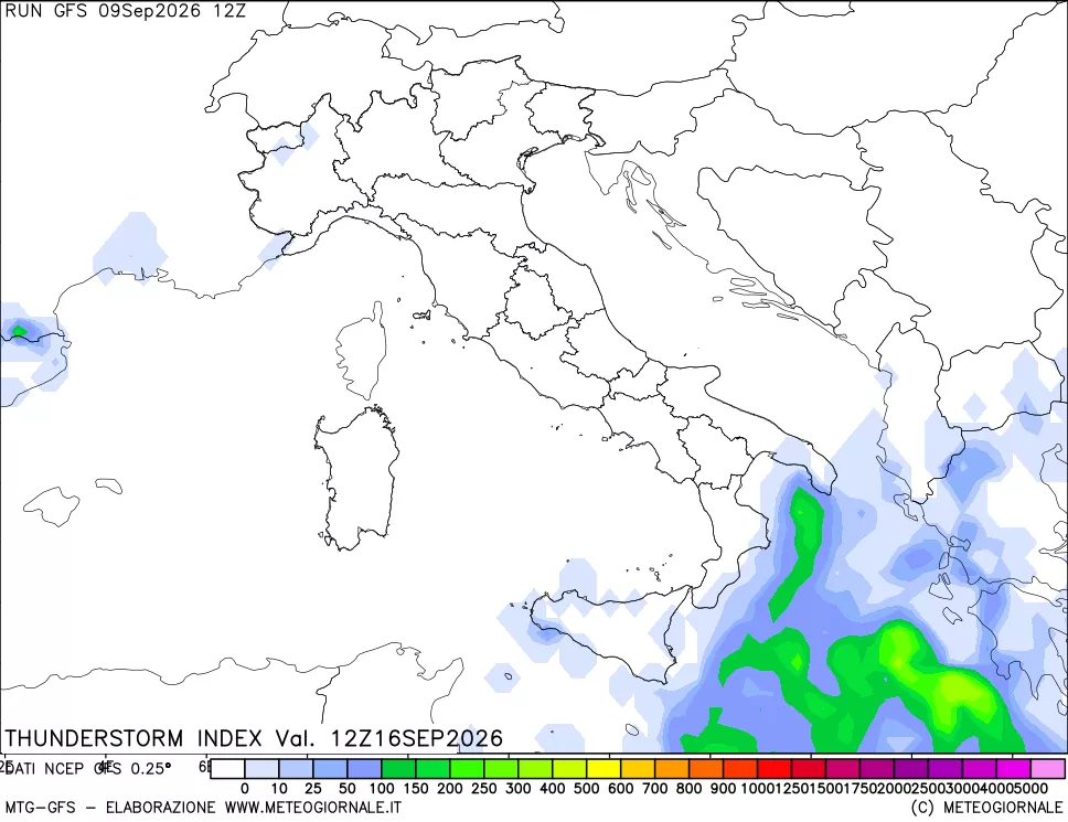 mappa Indice Temporali (TSI)