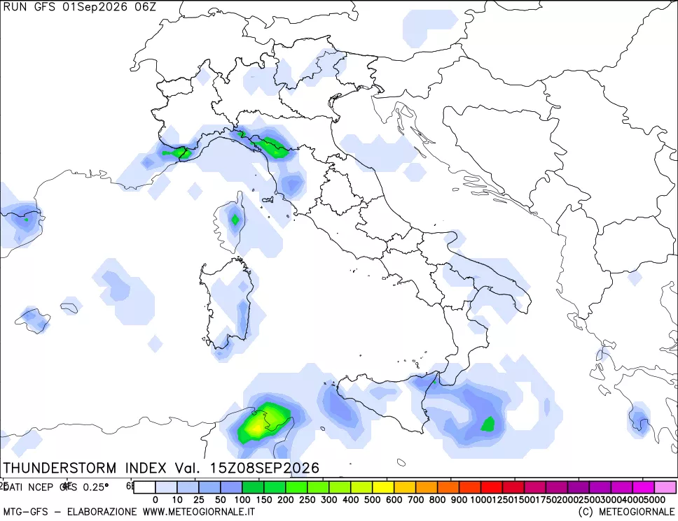 mappa Indice Temporali (TSI)