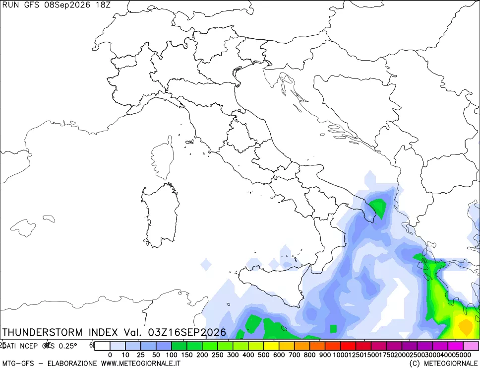 mappa Indice Temporali (TSI)