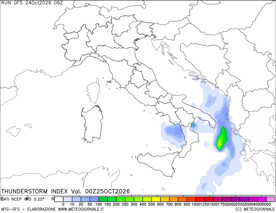 mappa Indice Temporali (TSI)