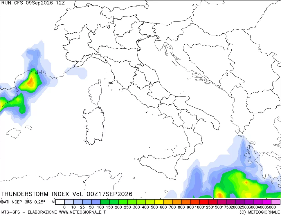 mappa Indice Temporali (TSI)