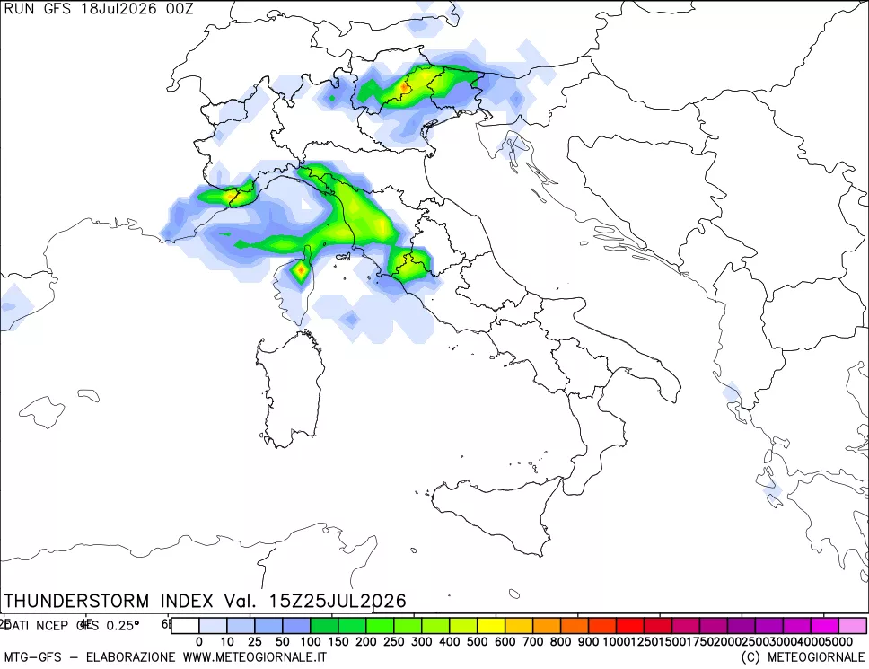 mappa Indice Temporali (TSI)