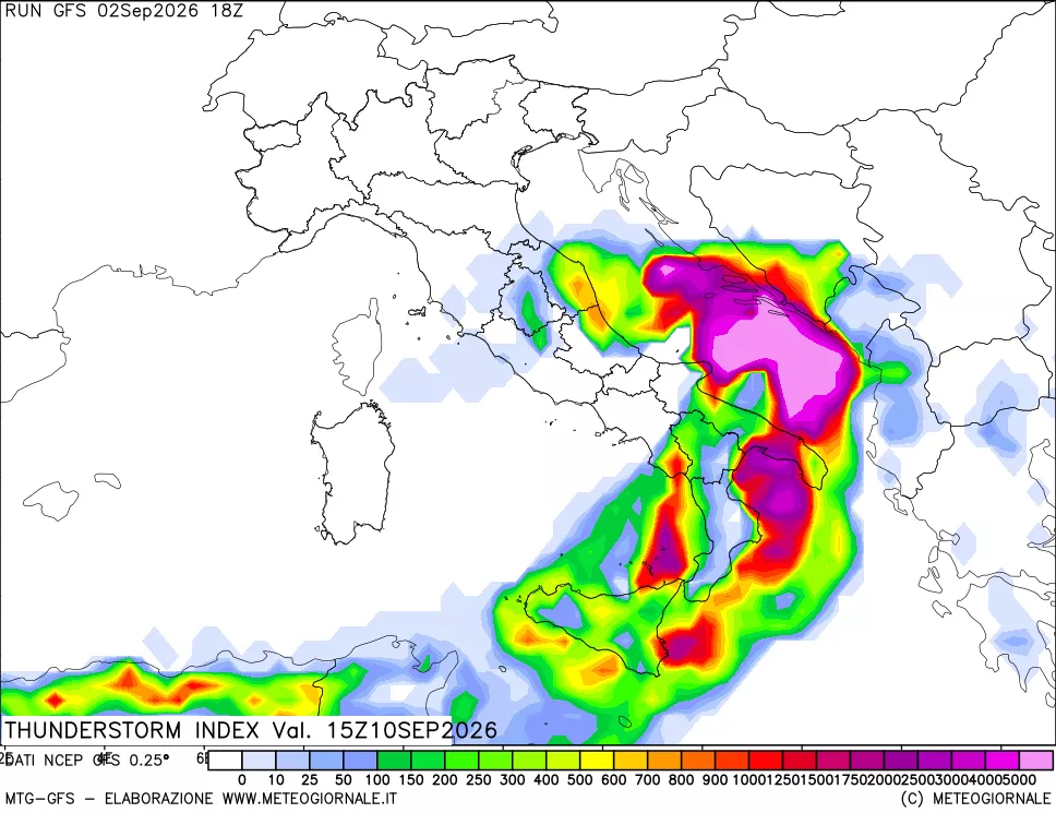 mappa Indice Temporali (TSI)