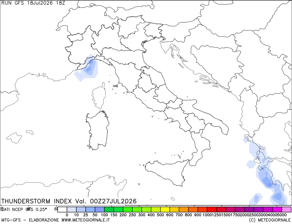 mappa Indice Temporali (TSI)
