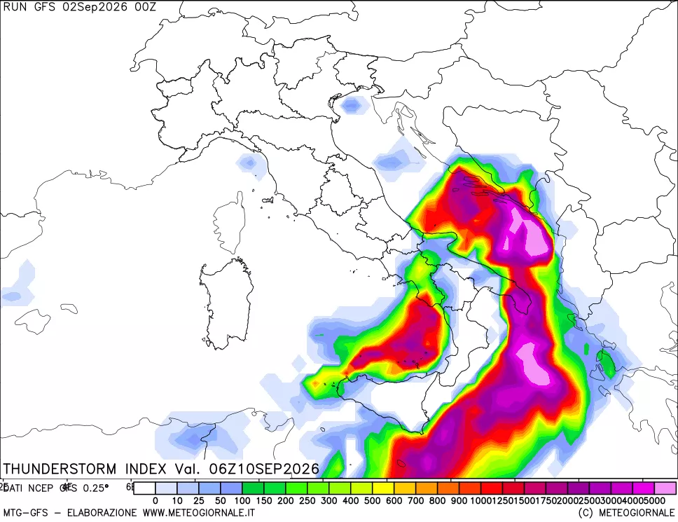 mappa Indice Temporali (TSI)