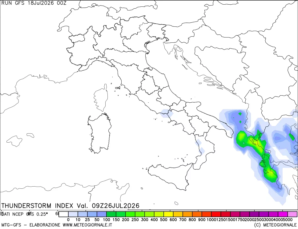 mappa Indice Temporali (TSI)