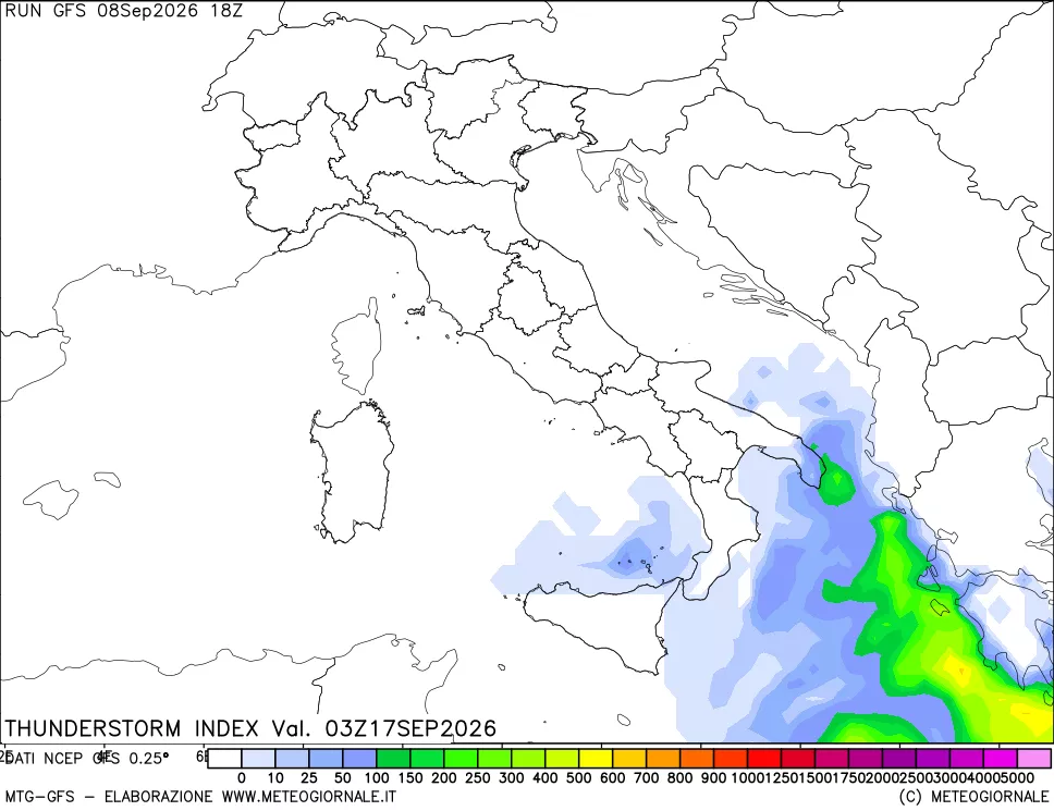 mappa Indice Temporali (TSI)