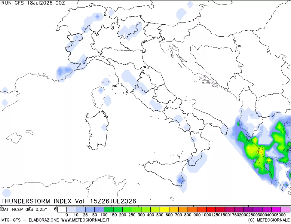 mappa Indice Temporali (TSI)