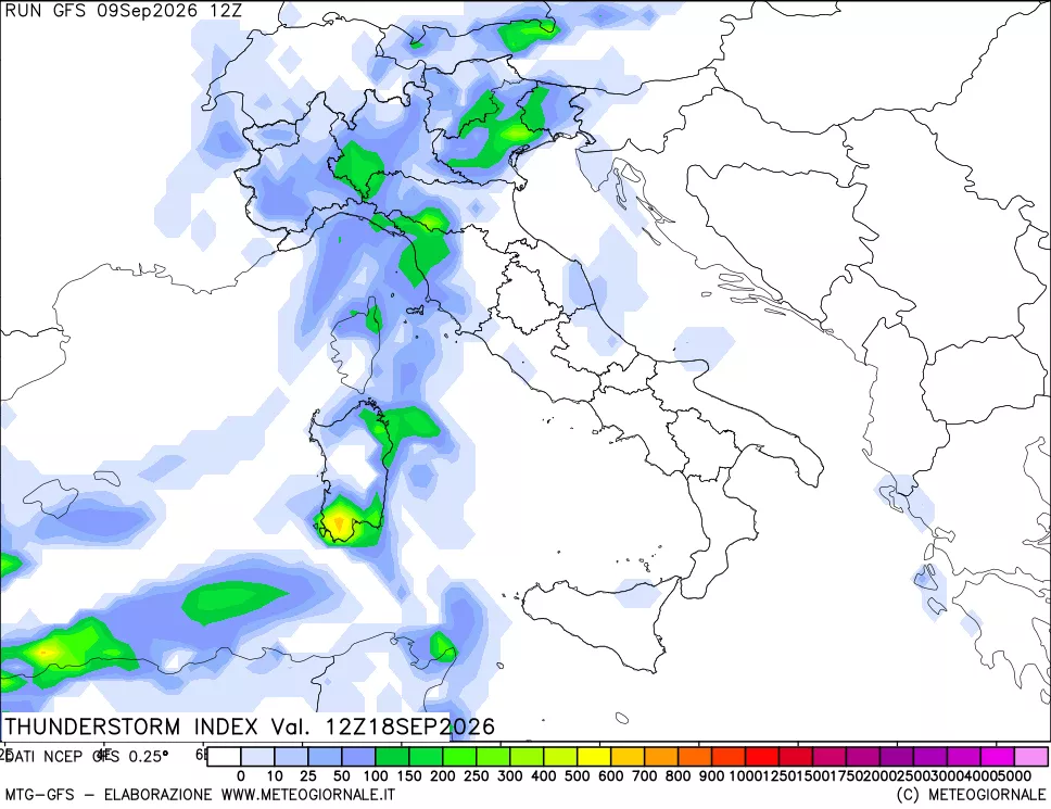 mappa Indice Temporali (TSI)