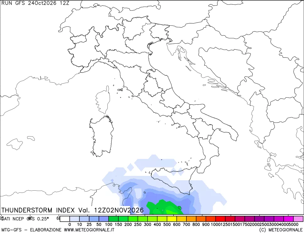 mappa Indice Temporali (TSI)