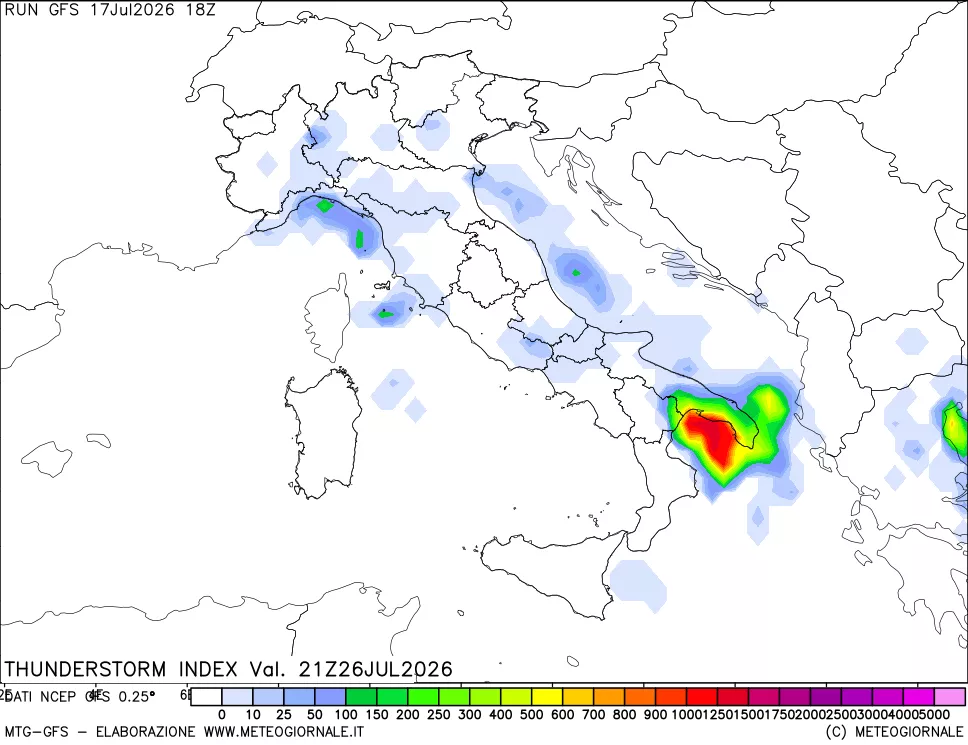 mappa Indice Temporali (TSI)