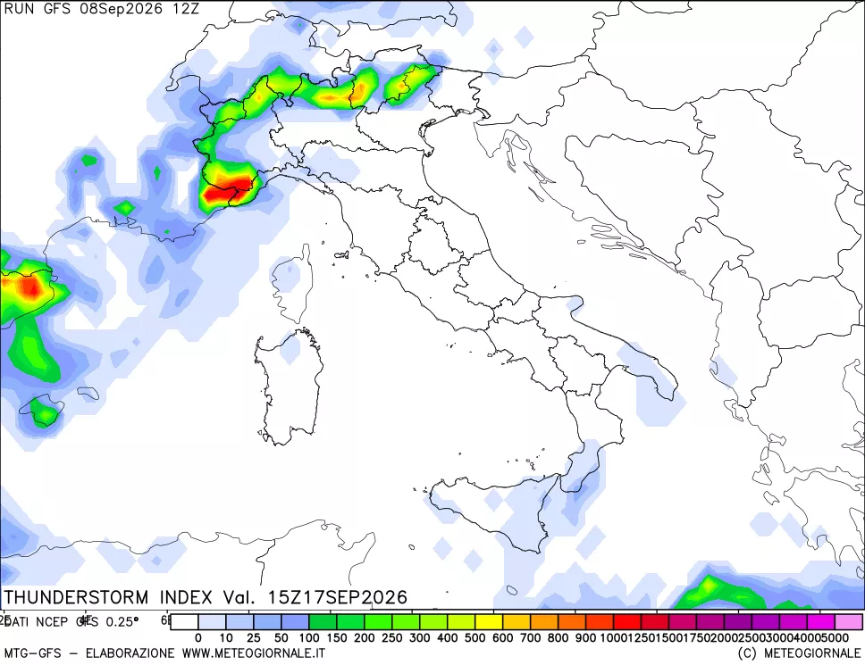 mappa Indice Temporali (TSI)
