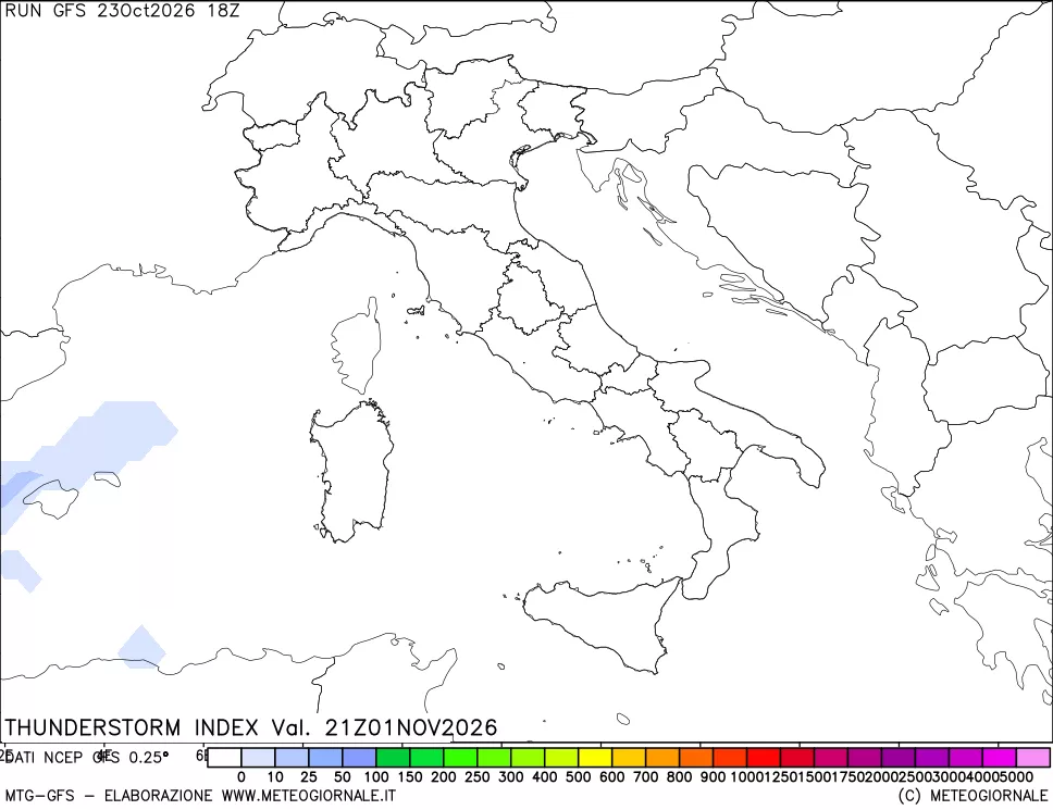 mappa Indice Temporali (TSI)