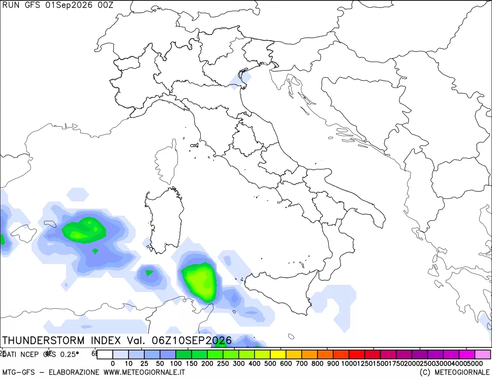 mappa Indice Temporali (TSI)