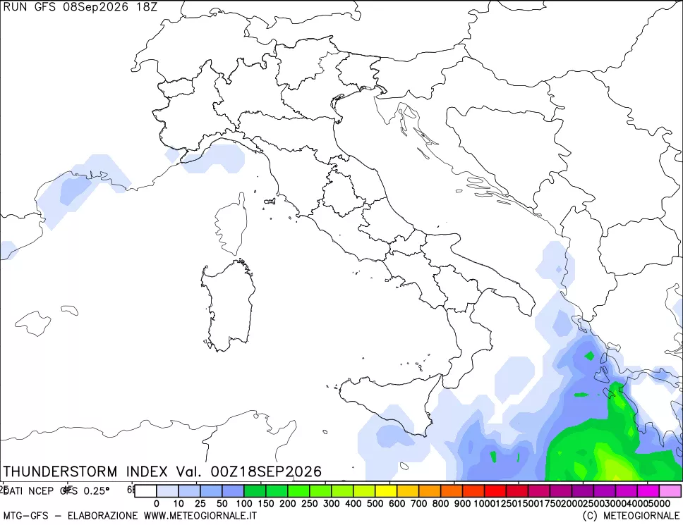 mappa Indice Temporali (TSI)