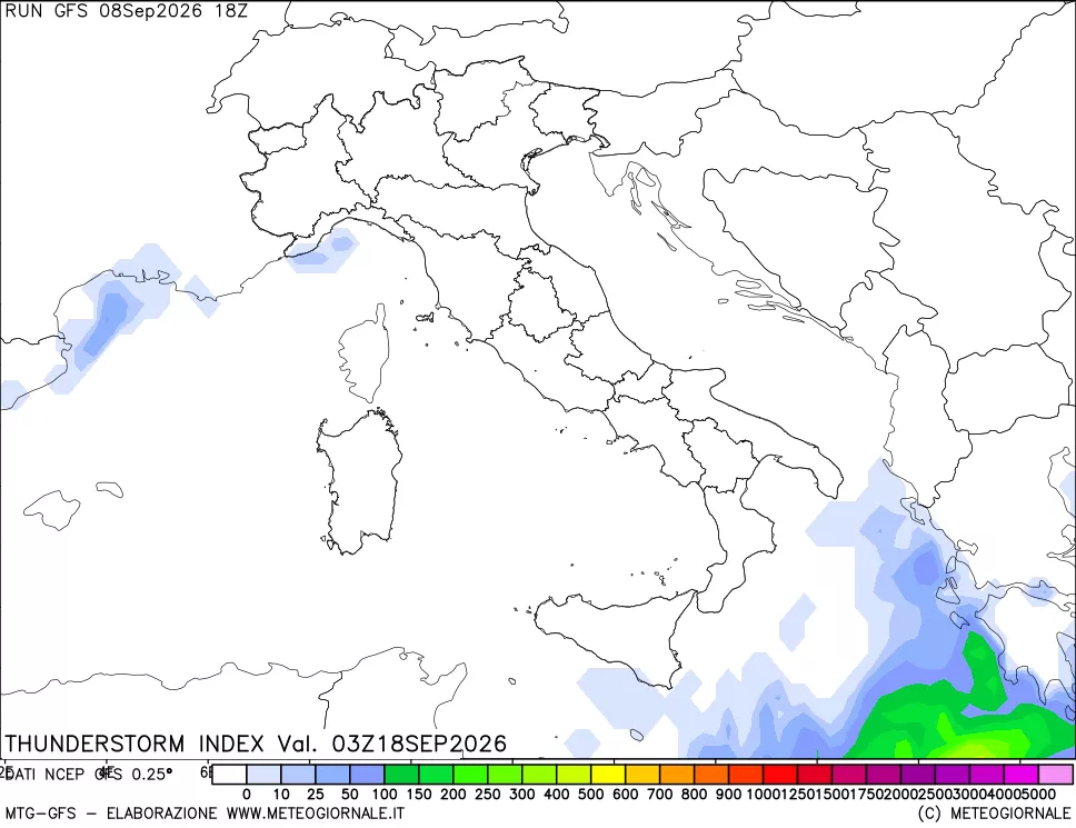 mappa Indice Temporali (TSI)