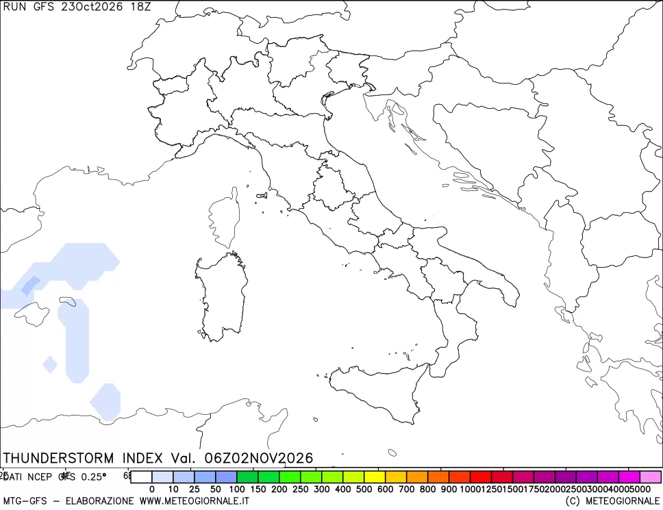 mappa Indice Temporali (TSI)