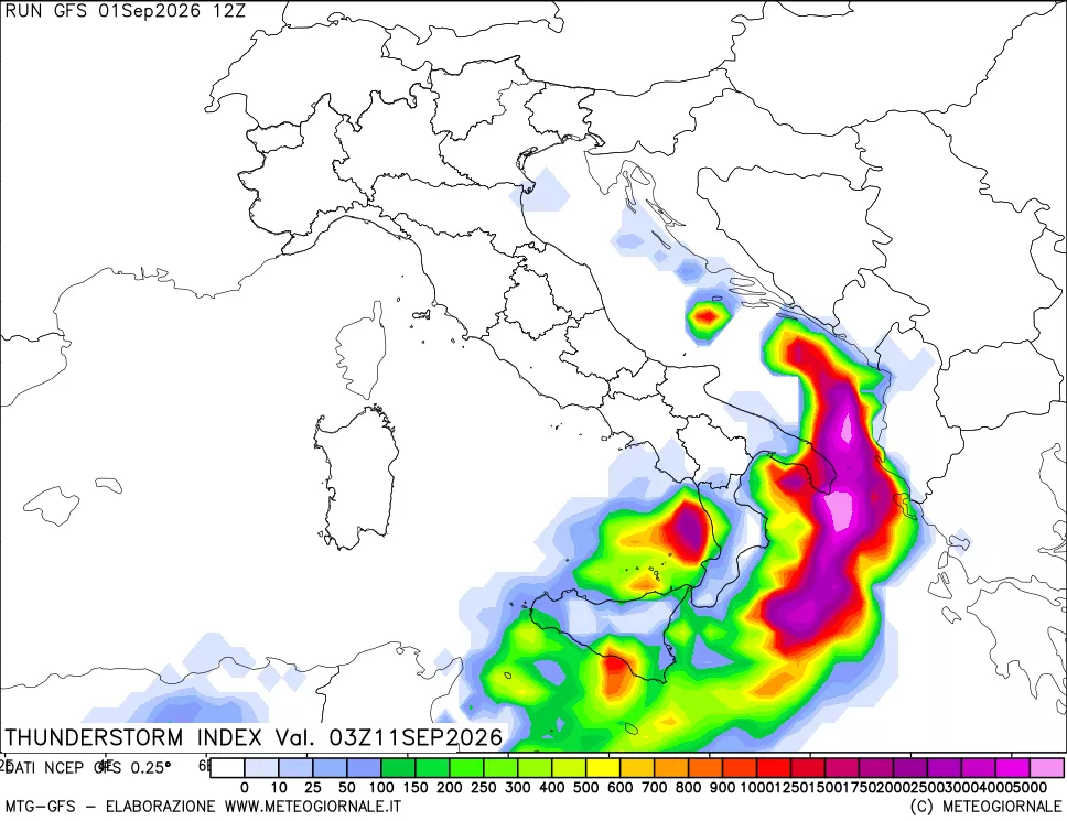 mappa Indice Temporali (TSI)