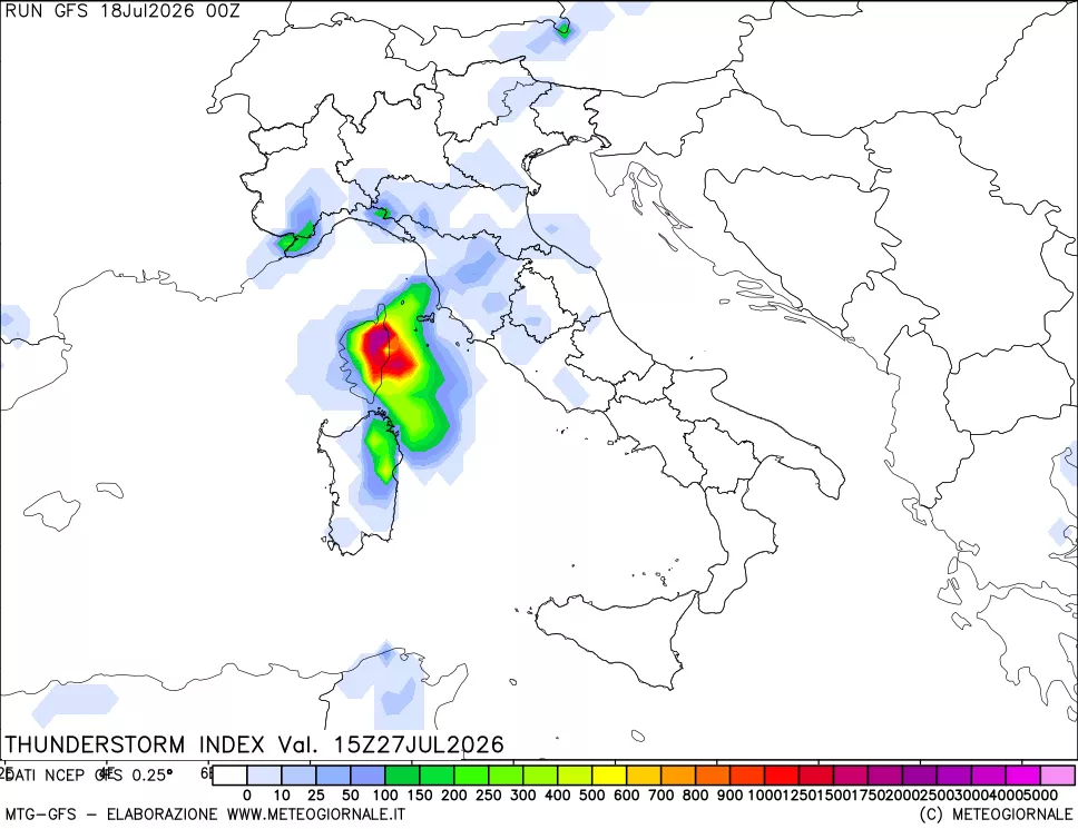 mappa Indice Temporali (TSI)