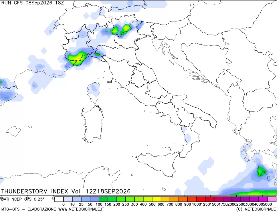 mappa Indice Temporali (TSI)