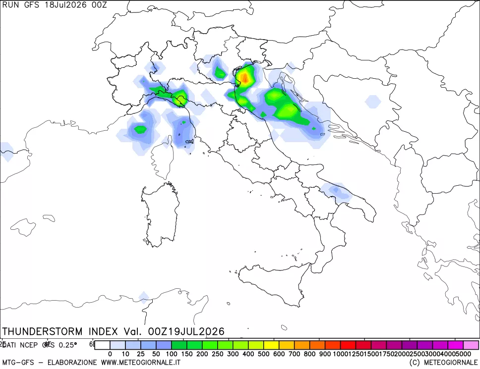 mappa Indice Temporali (TSI)