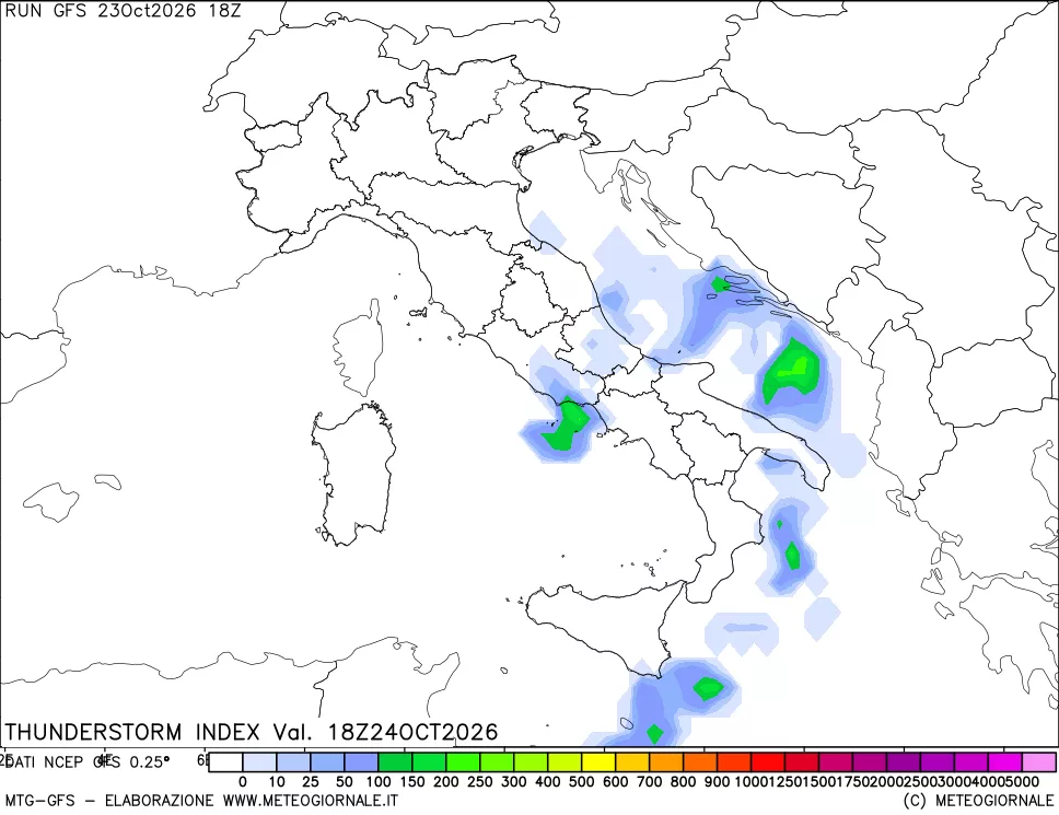 mappa Indice Temporali (TSI)