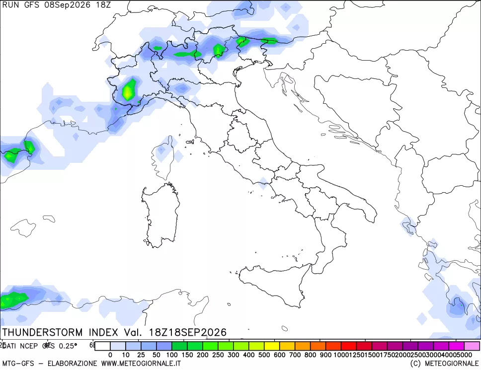 mappa Indice Temporali (TSI)