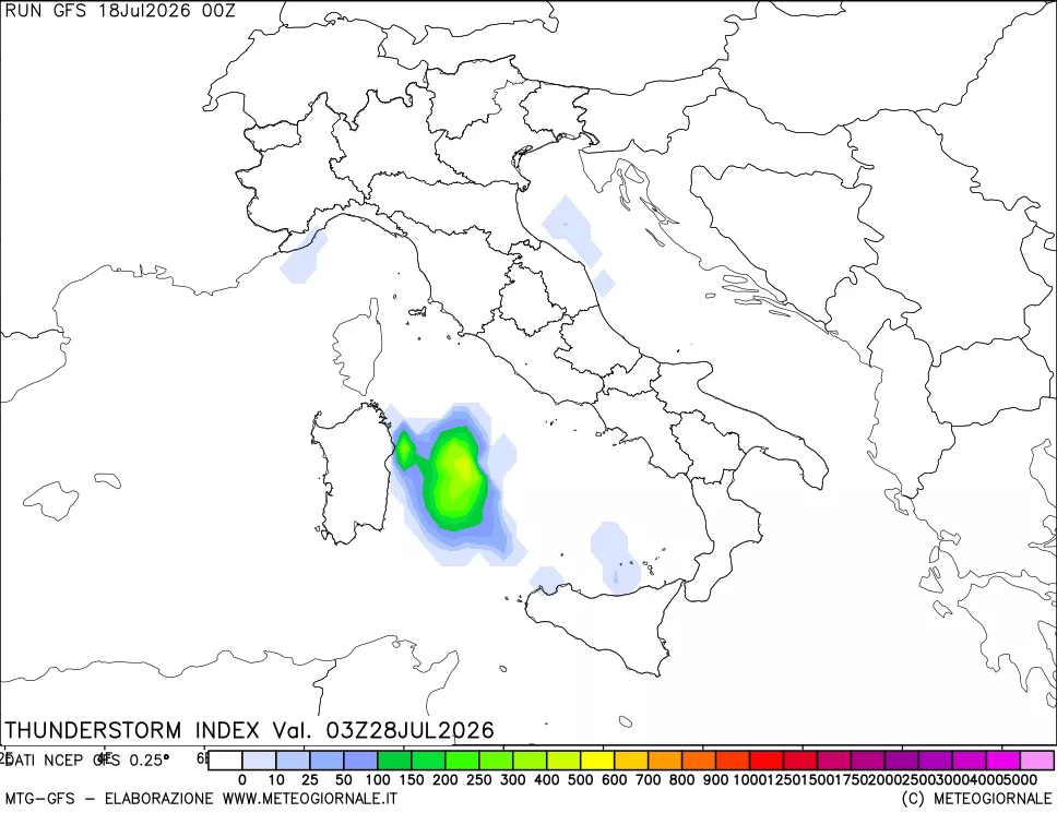 mappa Indice Temporali (TSI)