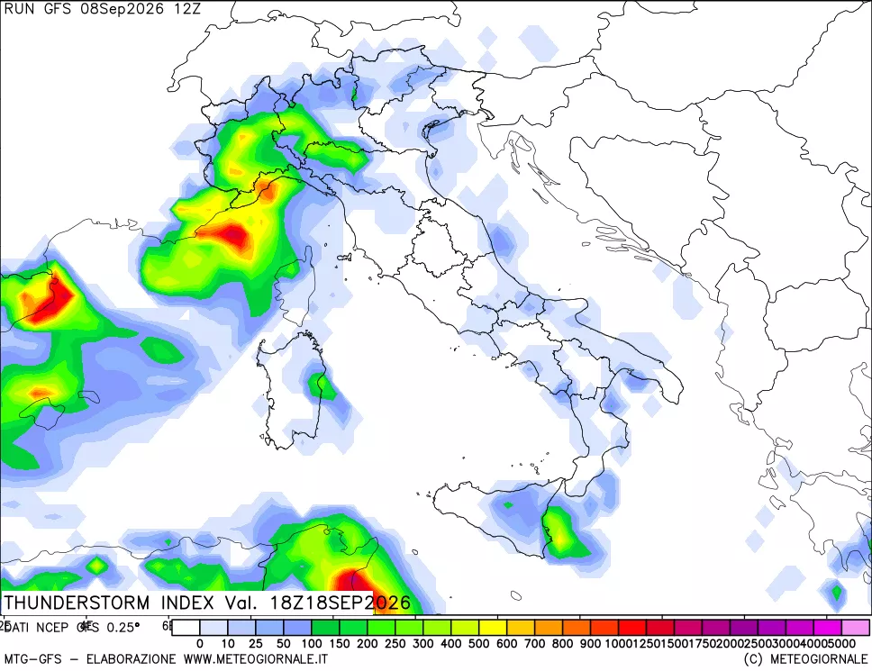 mappa Indice Temporali (TSI)