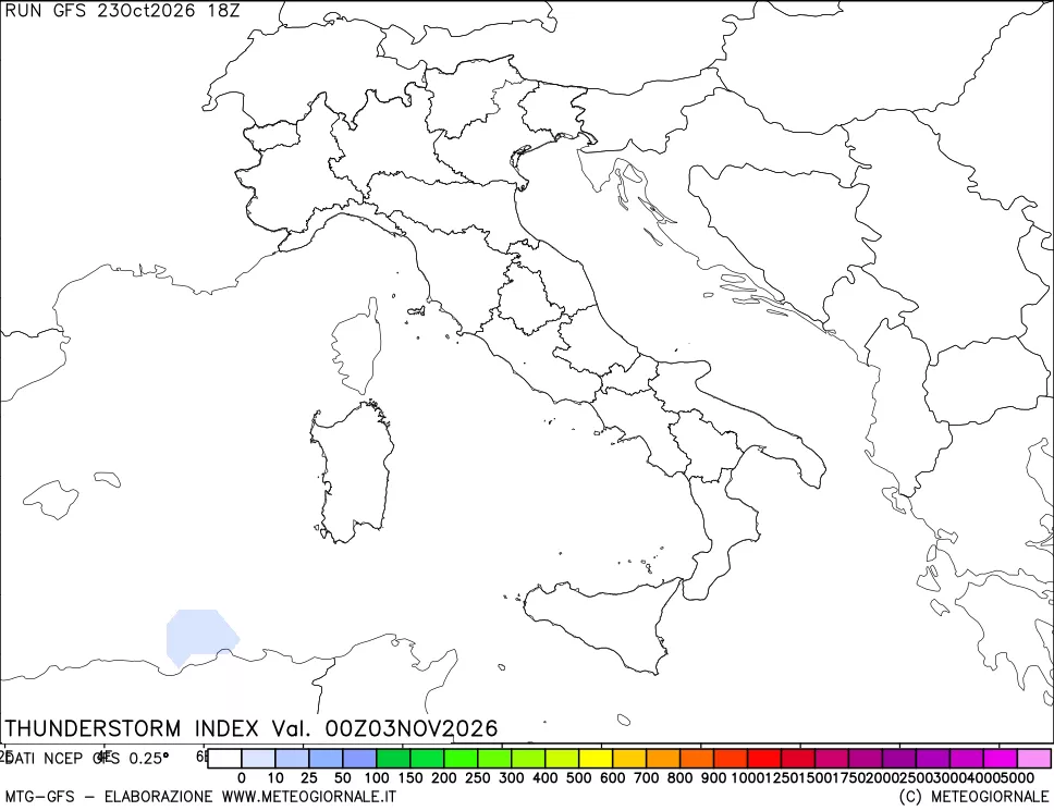 mappa Indice Temporali (TSI)