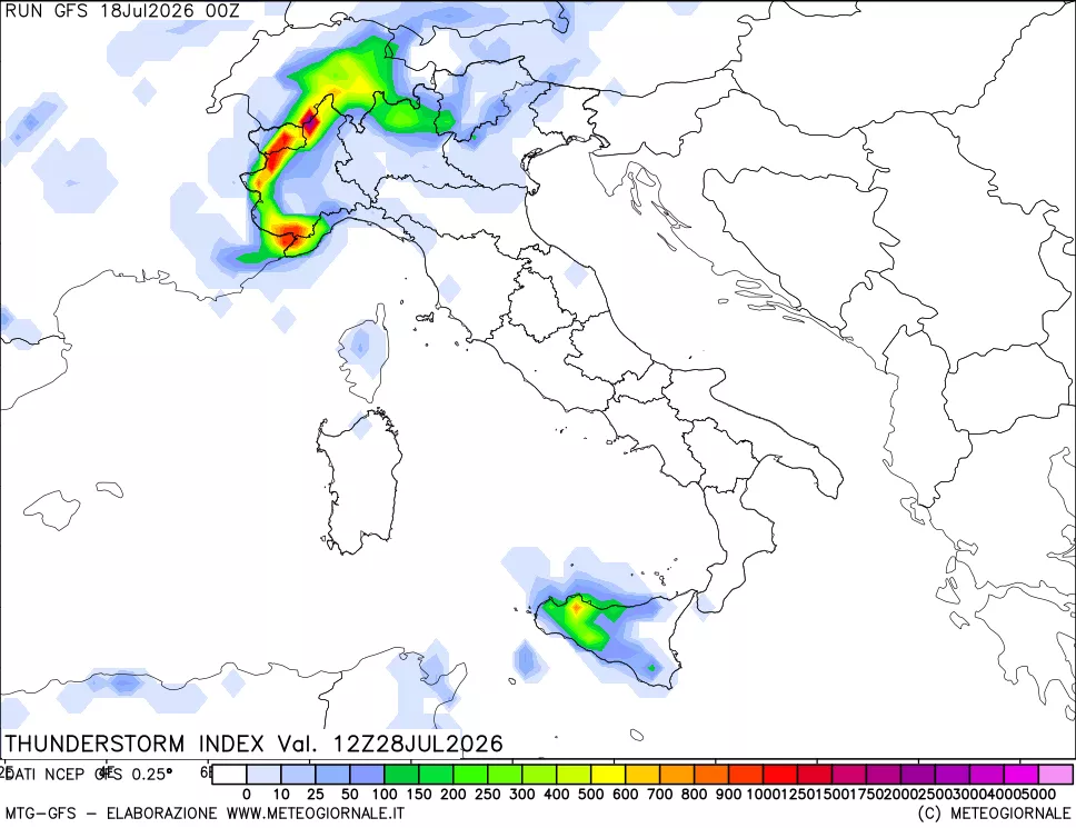 mappa Indice Temporali (TSI)