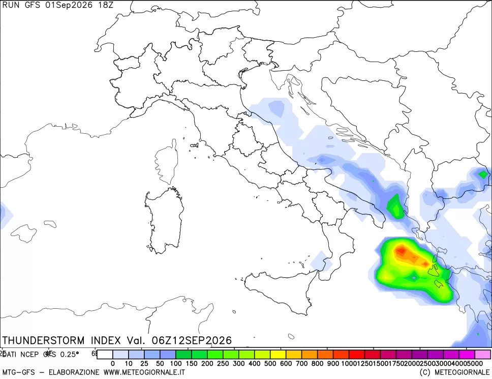 mappa Indice Temporali (TSI)