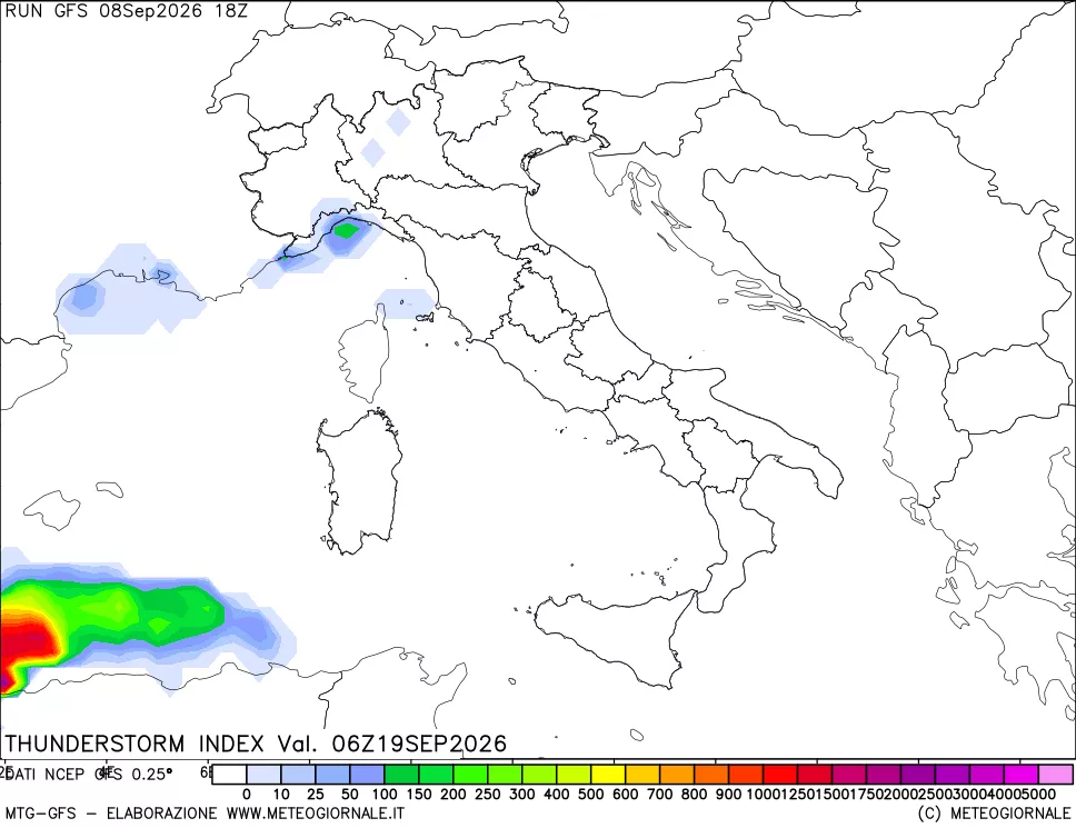 mappa Indice Temporali (TSI)