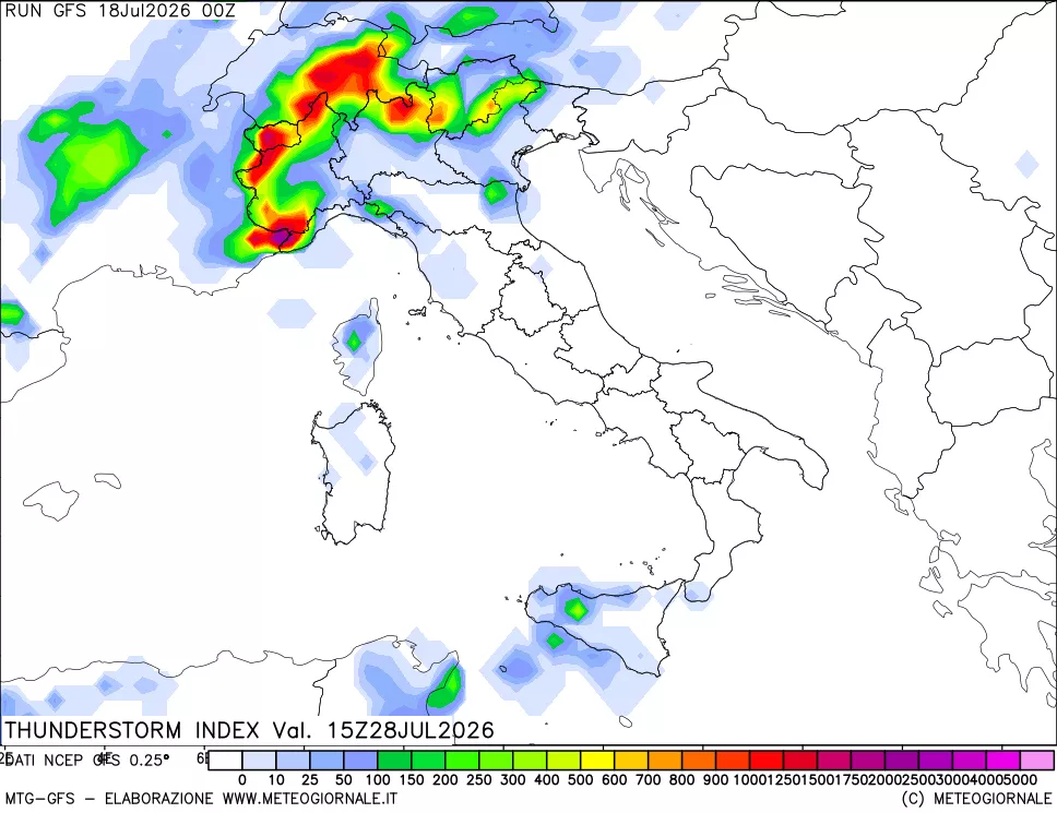 mappa Indice Temporali (TSI)